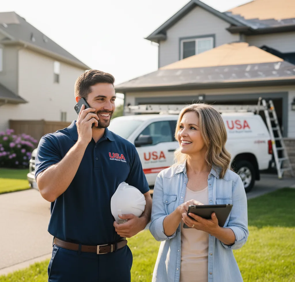 USA Roof Repair Experts customer support in Stanton